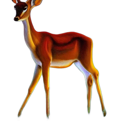 animal, crown, staff, creature transparent PNG cut-out