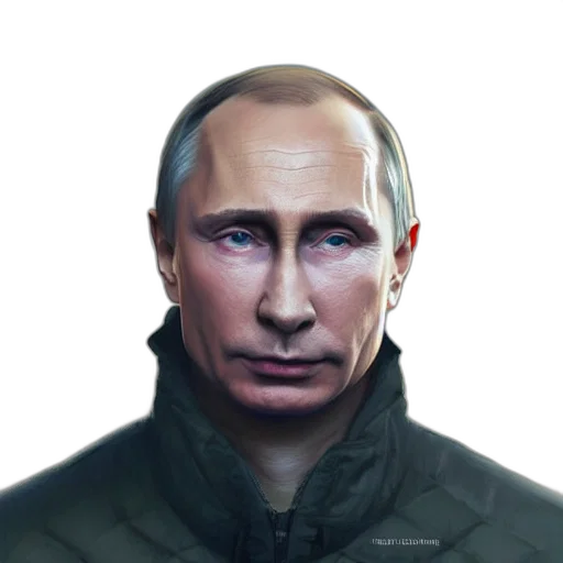 jacket, face, staff, weapon transparent PNG cut-out