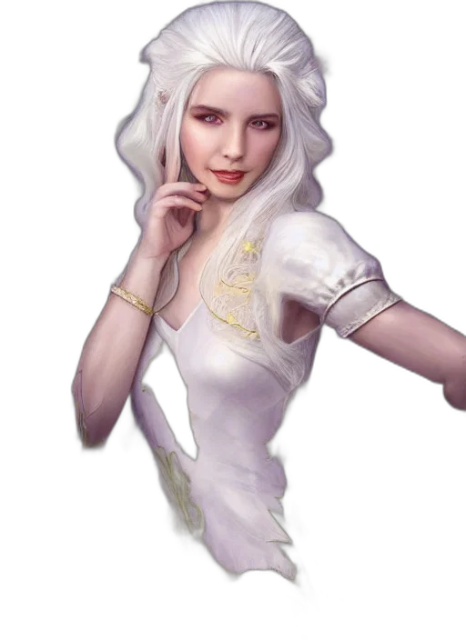 dress, staff, face, dragon transparent PNG cut-out