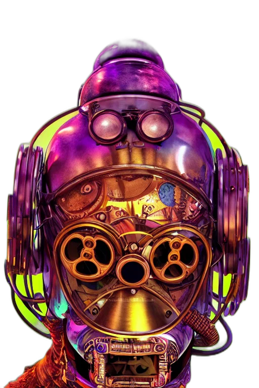 robot, mask, face, weapon transparent PNG cut-out