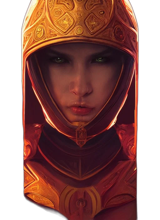 face, mask, staff, dragon transparent PNG cut-out