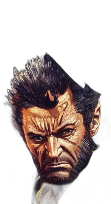 face, staff, mask, hair transparent PNG cut-out