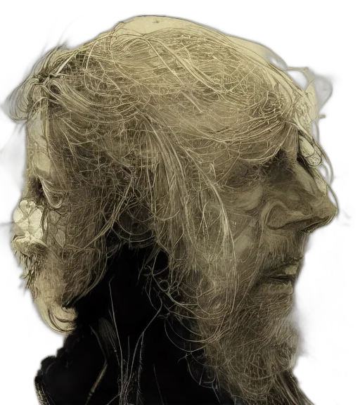hair, mask, face, hat transparent PNG cut-out
