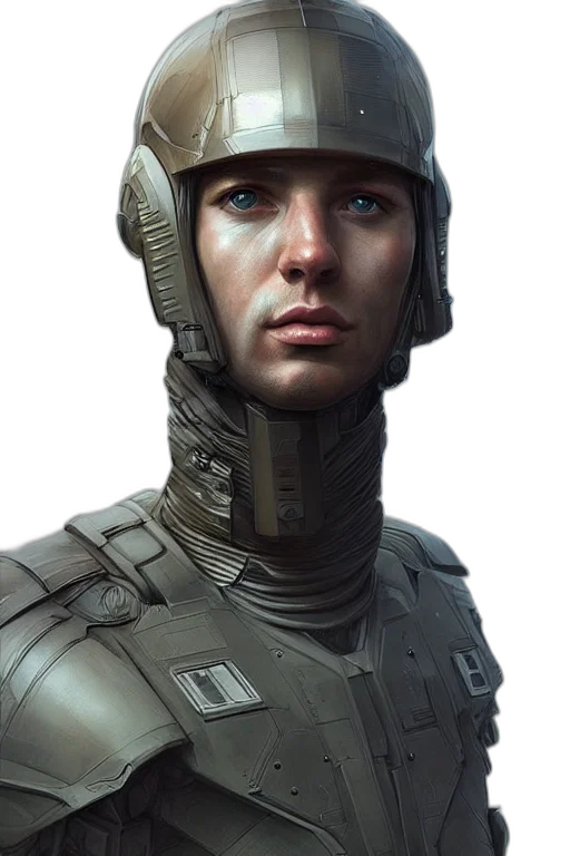 robot, face, staff, concept art transparent PNG cut-out