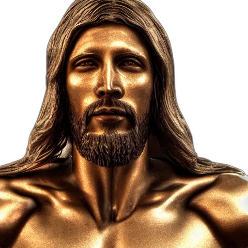 3d render, photorealistic, jesus, christ transparent PNG cut-out