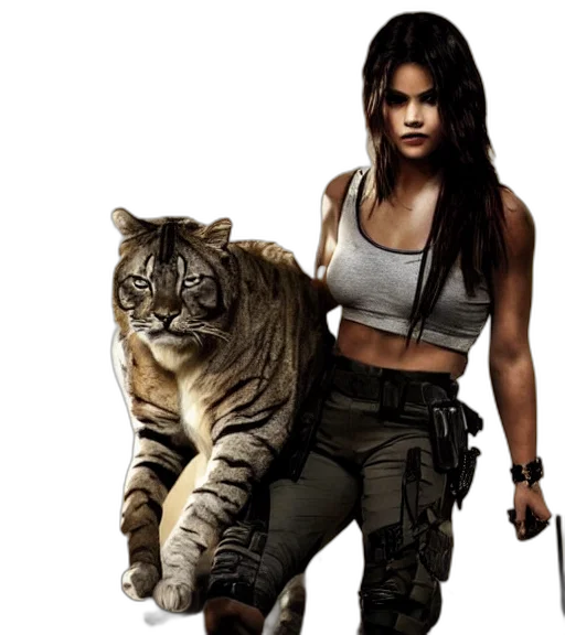 animal, weapon, concept art, photorealistic transparent PNG cut-out