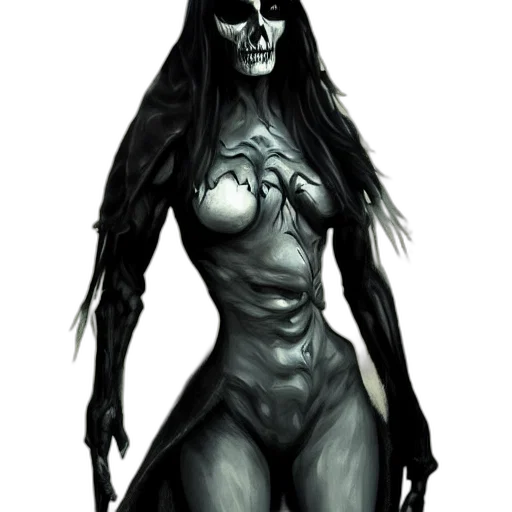 creature, dress, mask, concept art transparent PNG cut-out