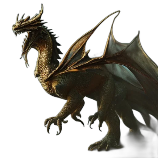 dragon, creature, animal, concept art transparent PNG cut-out