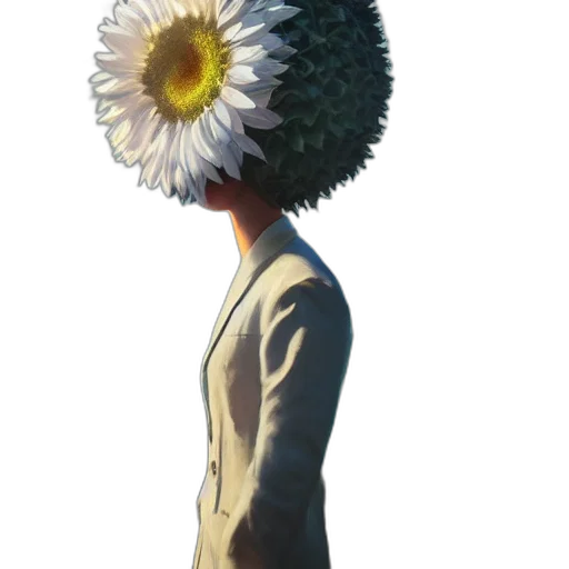 flower, hat, crown, staff transparent PNG cut-out
