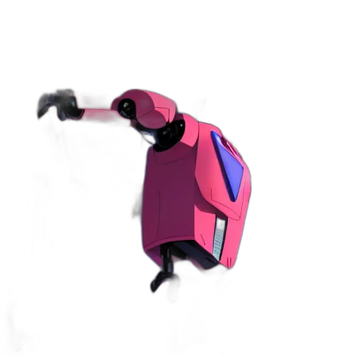 robot, weapon, staff, jacket transparent PNG cut-out