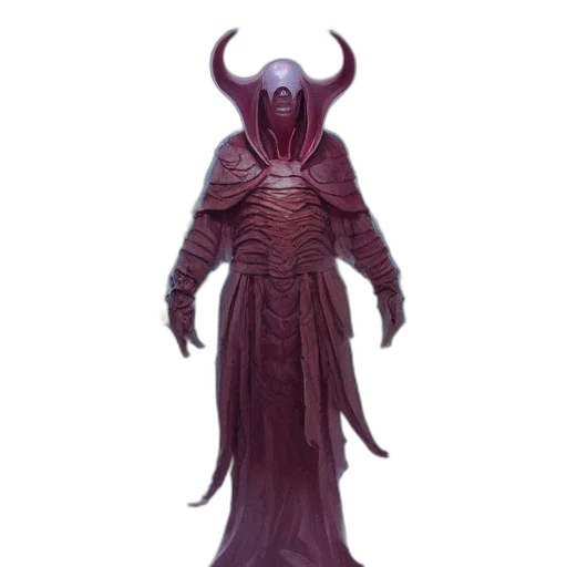 creature, mask, staff, concept art transparent PNG cut-out