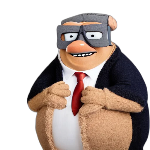 staff, animal, jacket, robot transparent PNG cut-out