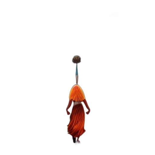 staff, hair, hat, animal transparent PNG cut-out
