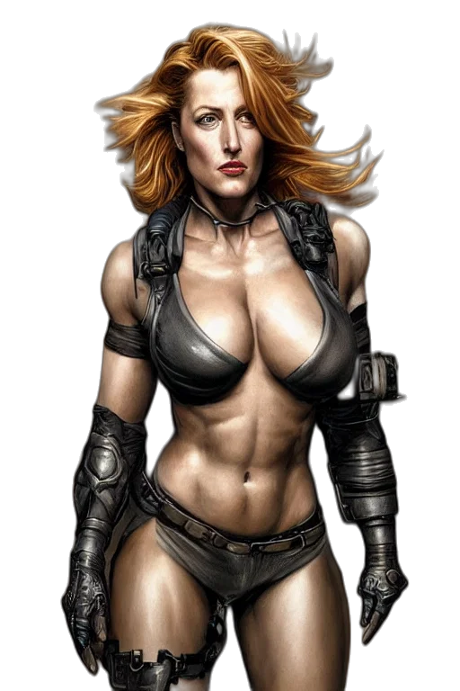 comic book art, fantasy art, concept art, cyberpunk transparent PNG cut-out