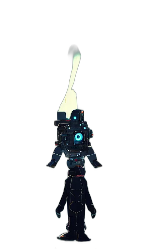 robot, staff, weapon, sword transparent PNG cut-out