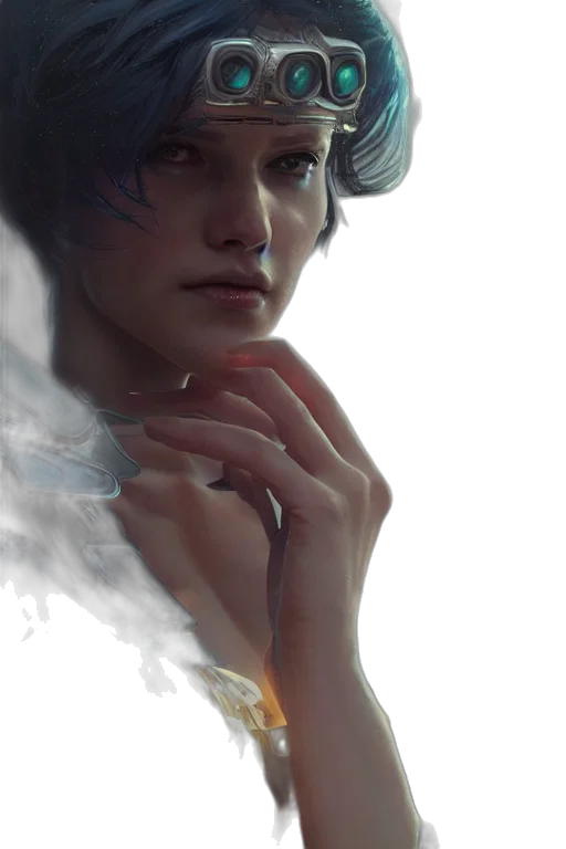 face, crown, jewelry, robot transparent PNG cut-out