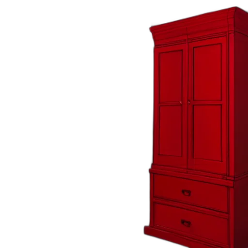furniture, dress, 3d render, photorealistic transparent PNG cut-out