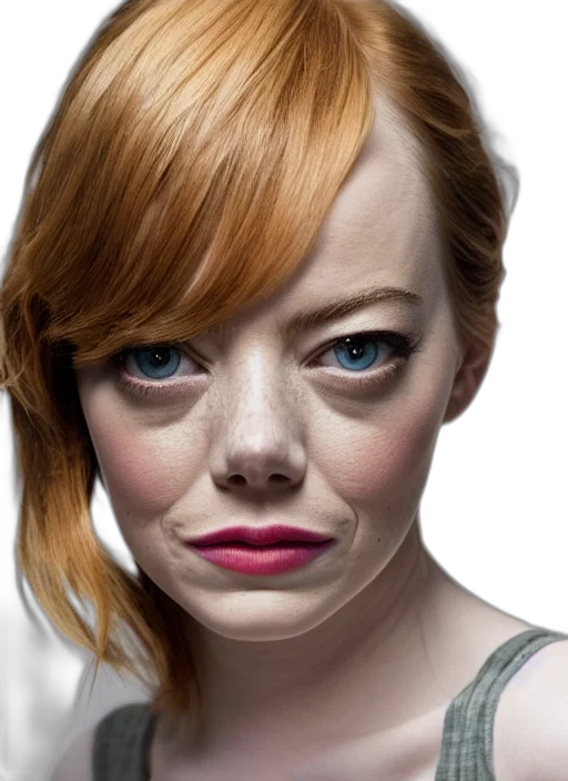 face, mask, hair, creature transparent PNG cut-out