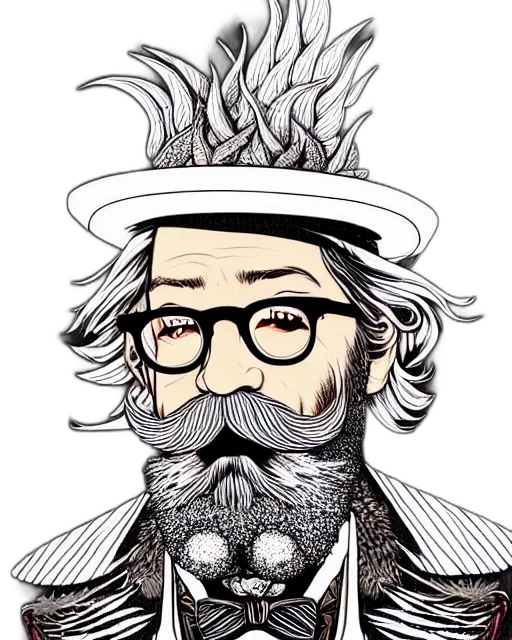 hair, hat, face, mask transparent PNG cut-out