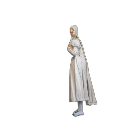 dress, staff, 3d render, concept art transparent PNG cut-out