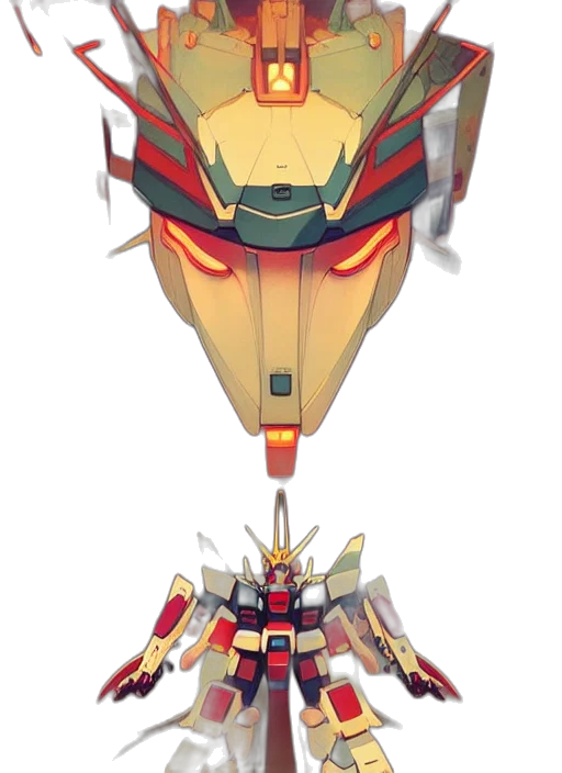 weapon, robot, mask, crown transparent PNG cut-out
