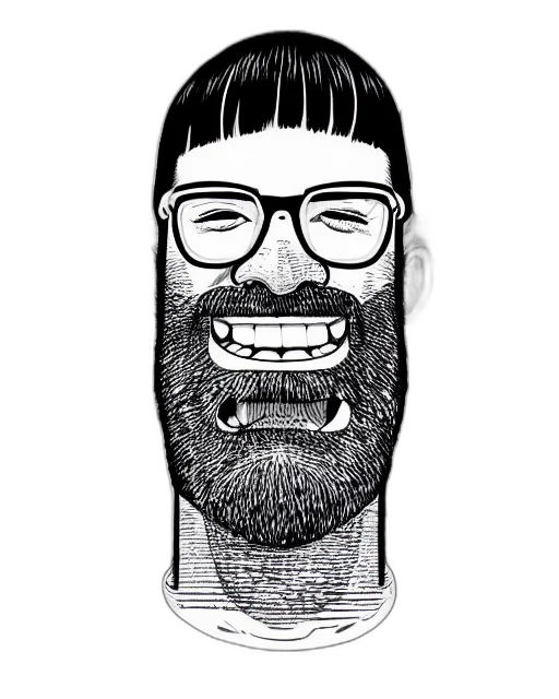 face, staff, mask, creature transparent PNG cut-out