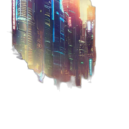 robot, building, jacket, weapon transparent PNG cut-out