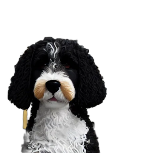 staff, animal, photorealistic, 3d render transparent PNG cut-out