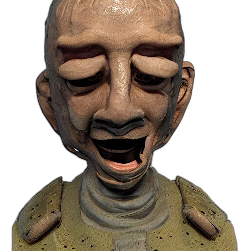 mask, face, staff, creature transparent PNG cut-out
