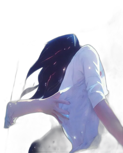 dress, hair, sword, mask transparent PNG cut-out