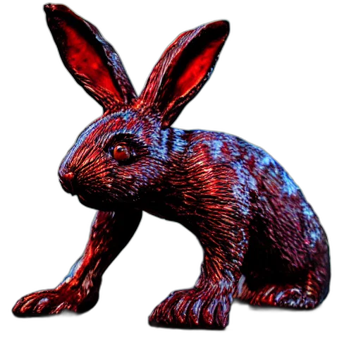 animal, creature, 3d render, pixel art transparent PNG cut-out