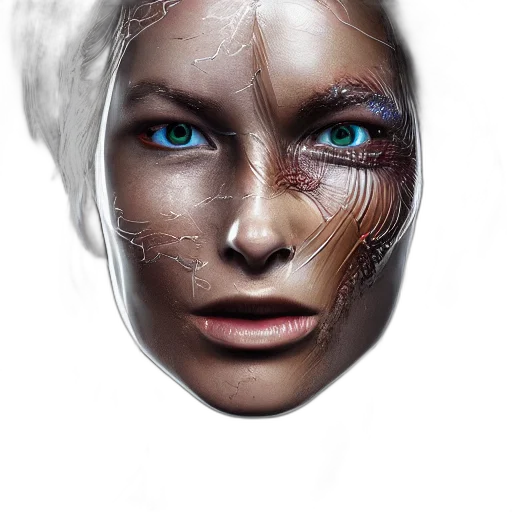 face, mask, robot, jewelry transparent PNG cut-out