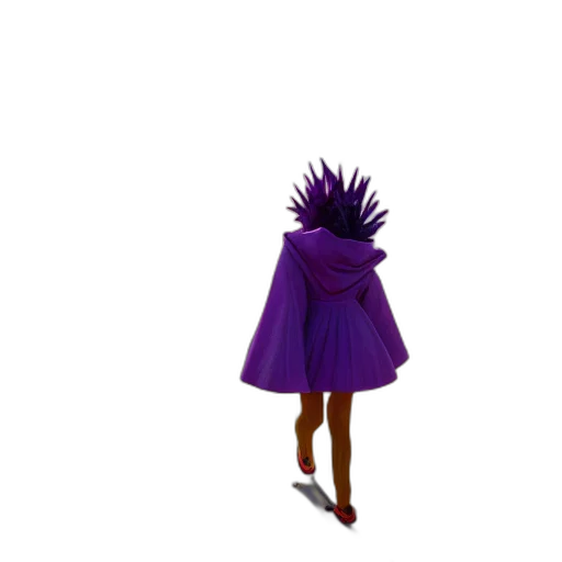 dress, crown, creature, hair transparent PNG cut-out