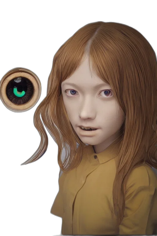 robot, face, creature, concept art transparent PNG cut-out