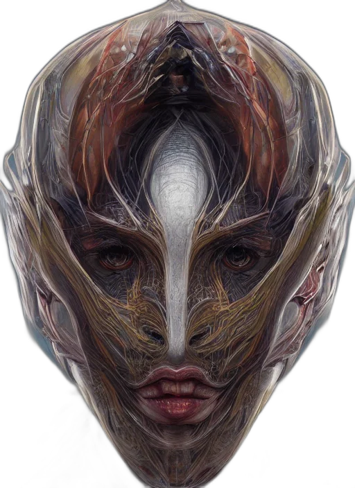 mask, face, creature, hair transparent PNG cut-out