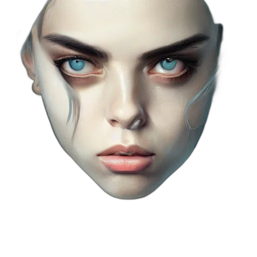 mask, face, jewelry, robot transparent PNG cut-out