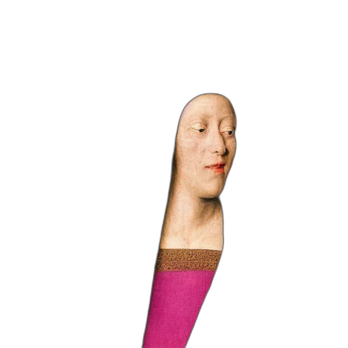 face, dress, mask, staff transparent PNG cut-out