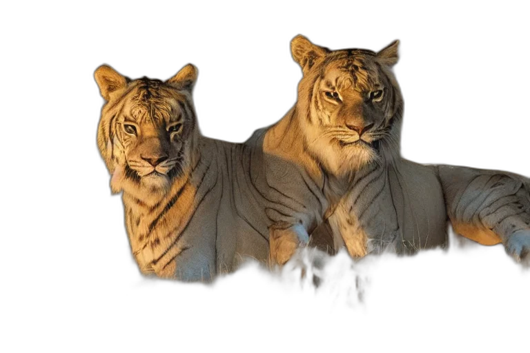 animal, crown, creature, photorealistic transparent PNG cut-out