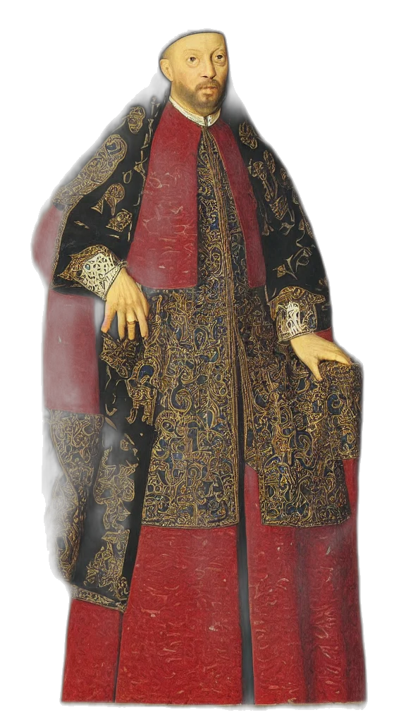 jacket, staff, crown, dress transparent PNG cut-out
