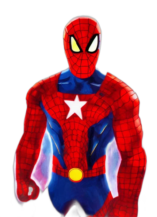 mask, comic book art, concept art, 3d render transparent PNG cut-out