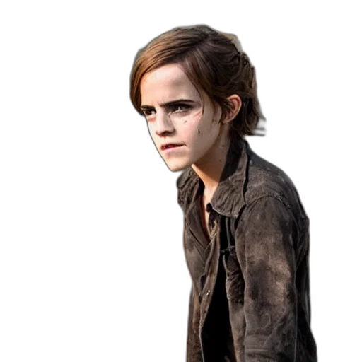 jacket, face, hair, creature transparent PNG cut-out