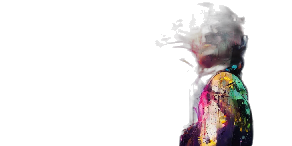 face, mask, crown, hair transparent PNG cut-out
