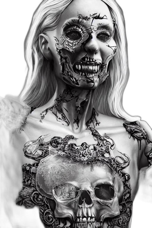 face, mask, jewelry, photorealistic transparent PNG cut-out