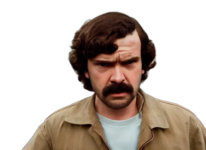 jacket, face, staff, hair transparent PNG cut-out