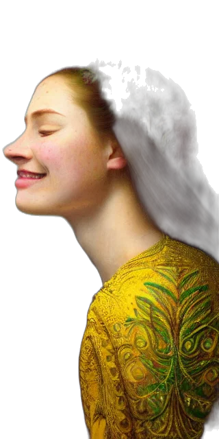 face, hat, crown, hair transparent PNG cut-out