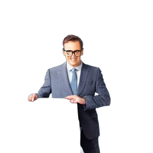 staff, jacket, face, robot transparent PNG cut-out