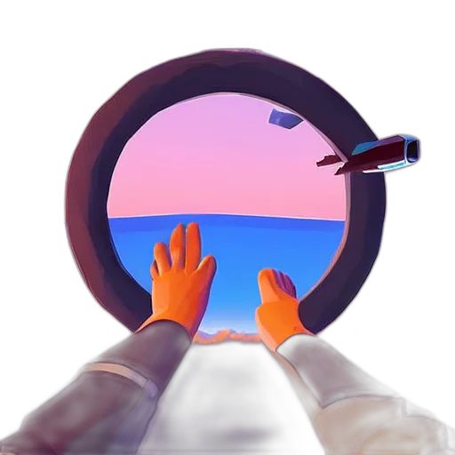 car, shoes, robot, vaporwave transparent PNG cut-out