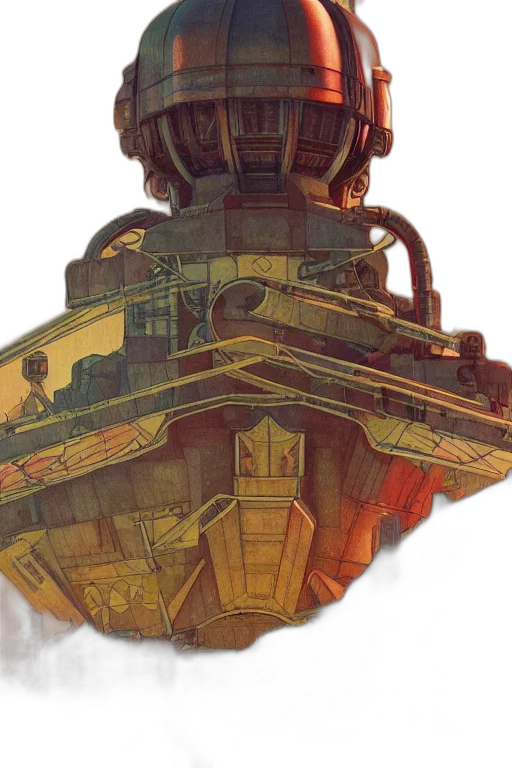 robot, weapon, crown, mask transparent PNG cut-out
