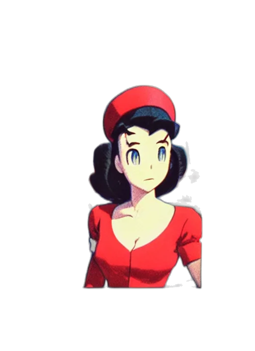 hat, staff, dress, face transparent PNG cut-out