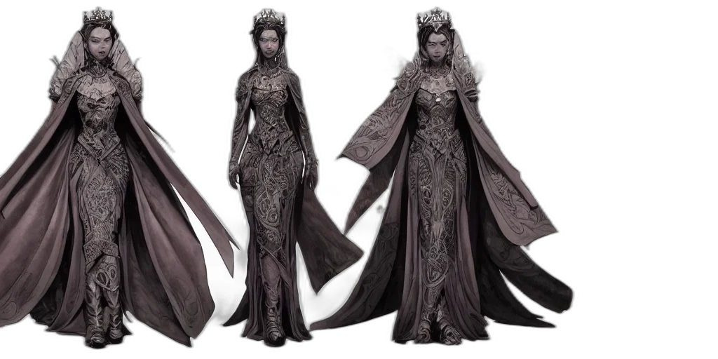 concept art, fantasy art, comic book art, 3d render transparent PNG cut-out